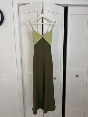 Abercrombie & Fitch Julia Slip Cutout Maxi Dress XSP